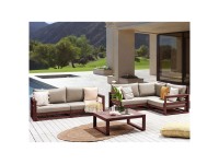 Beliani Sitzgruppe Timor Lounge-Gartenmöbel