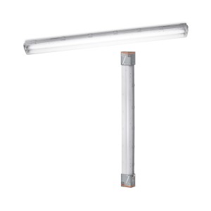 Lampada stagna a LED Osram, 126 cm, grigia. Luce robusta per cantina, garage e magazzino.