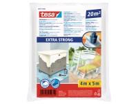 Tesa Abdeckfolie Extra Stark transparent 4 x 5 m