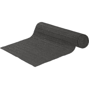 Tapis antidérapant noir, 30x150 cm, pour protection de tapis et fond de tiroir.