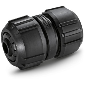 Riparatore universale per tubi da giardino Kärcher nero.