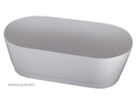 Schürze zu Wanne Ovo Solo für freistehenden Aufbau Weiss Schürze zu Wanne Ovo Solo für freistehenden Aufbau Weiss