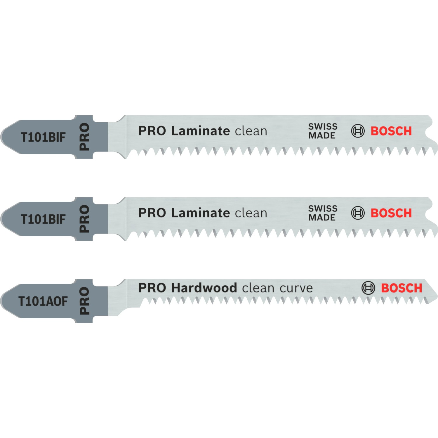 Jeu De 5 Lames De Scie Sauteuse Bosch T101BR – Pour Bois Et Métal, Neuf (autre)