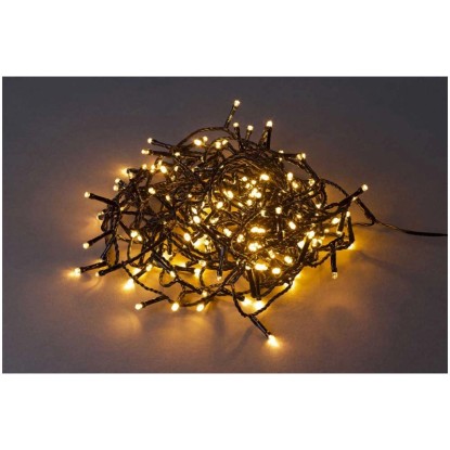 LED-Glimmerlichterkette mit 200 LEDs / Länge 995 cm