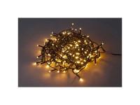 LED-Glimmerlichterkette mit 200 LEDs / Länge 995 cm
