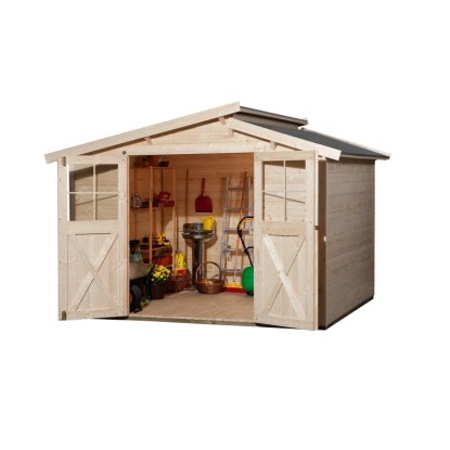 Weka Casetta da giardino 323 Naturale Gr. 3 / 299 x 194 cm