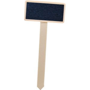 Marqueur de plantes en bois avec tableau noir, lot de 10 pour étiqueter herbes et légumes.