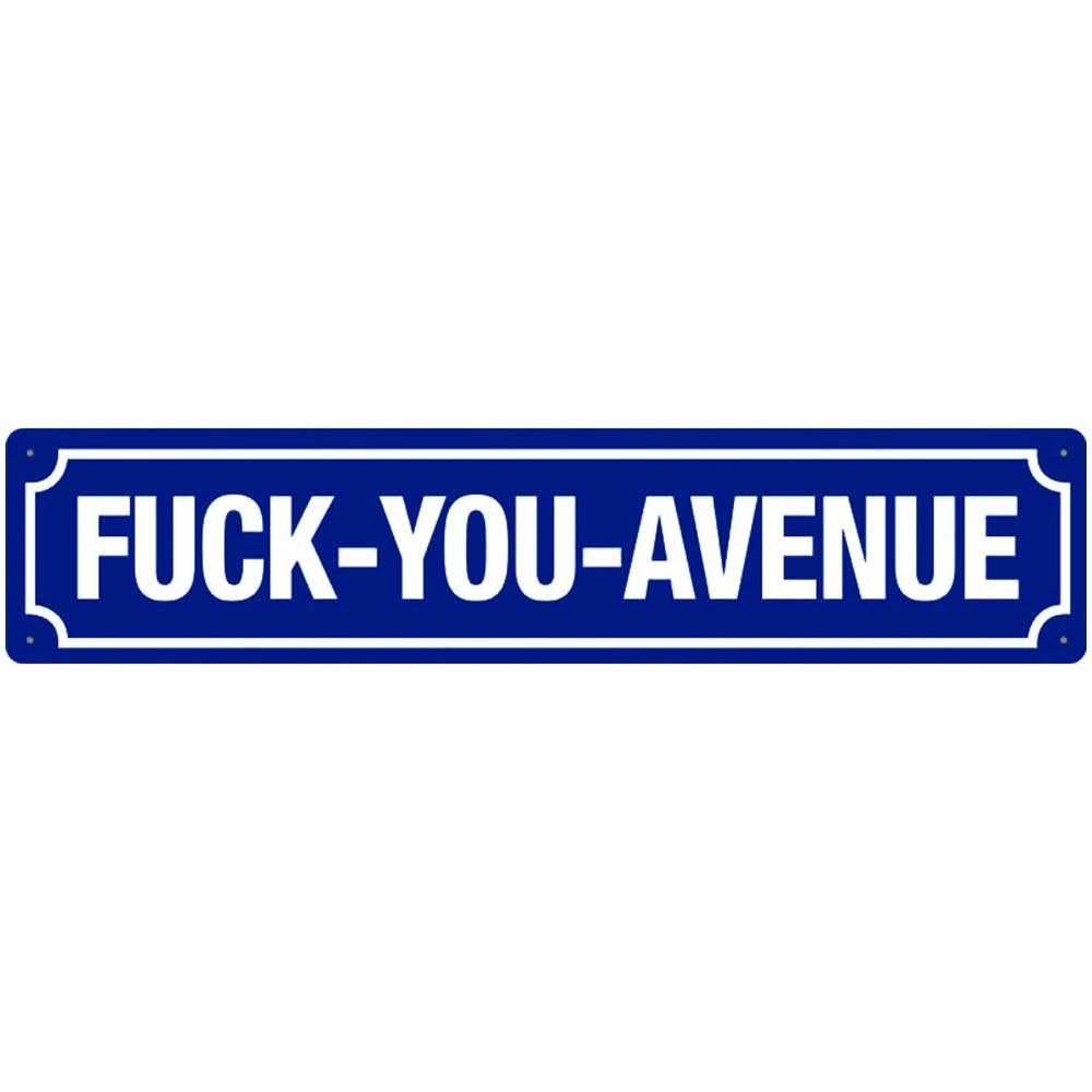 puag-strassenschild-fuck-you-avenue-blech-10-x-46-cm-kaufen-bei-obi