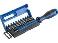 LUX Bit-Schraubendreher mit Bitmagazin 11-tlg.