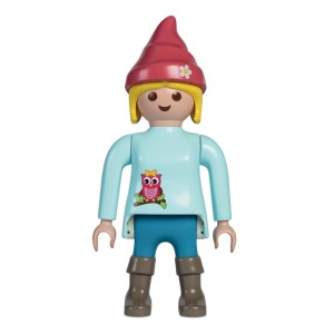 Lechuza Playmobil Gartenzwergin Paula, 65 cm, Dekofigur für den Garten.