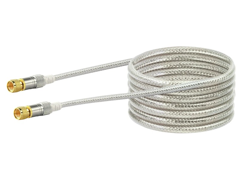 Vivanco Antennenkabel 5m - 75Ω, 110dB, Buchse Auf Stecker