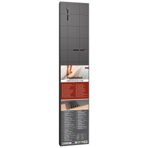 Verpackung der Floor Perfect 2 mm Trittschallunterlage für Laminat und Parkett.