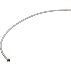 Tuyau flexible LUX pour robinet, longueur 1000 mm, en acier inoxydable pour raccordements d'eau.