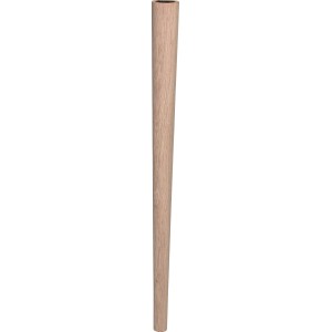 Gamba per mobili in rovere rotonda, alta 730 mm. Ideale per design di mobili personalizzati.