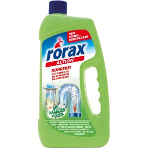 Rorax Bio-Power-Gel Sturalavandini, flacone da 1000ml, per pulire e sbloccare scarichi.