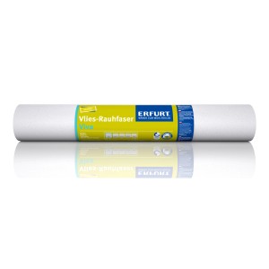 Rouleau de papier peint intissé Erfurt Vlies-Raufaser Viva Weiss, papier peint à peindre avec une texture fine.