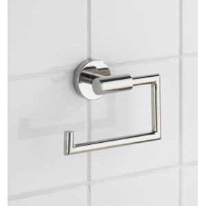 Wenko Porta carta igienica Bosio, acciaio inox opaco, per montaggio a parete.