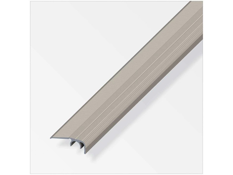 Profilo angolare autoadesivo Alluminio Argento 0,8 x 2,5 x 200 cm