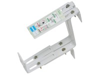 OBI Balkonkastenhalter Weiss 3-dimensional verstellbar