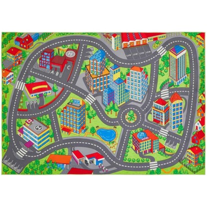 Andiamo Kinderspielteppich Spielstrasse 140 x 200 cm
