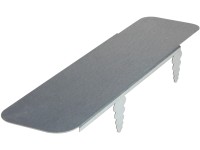 Bellissa Rasenkante für Mähroboter Metall verzinkt 43,7 x 12 cm / 2er-Set