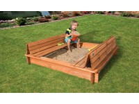 Weka Sandkasten 196 B Gr. 2 mit klappbarer Abdeckung