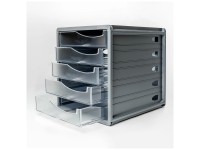 Rotho Spacebox geschlossen inkl. 5 Schubladen