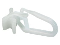 Gardinia X-Gelenkgleiter Weiss 25er-Pack