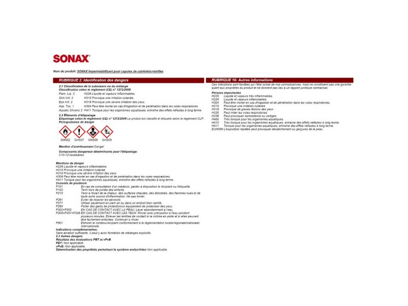 Sonax Cabrioverdeck- und Textil-Imprägnierung kaufen bei OBI