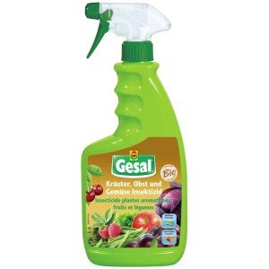 Insecticide Gesal pour herbes, fruits et légumes, flacon de 750ml pour lutter contre les pucerons.