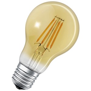 Lampadina LED Ledvance Smart+ Bluetooth a filamento, forma classica, luce calda.