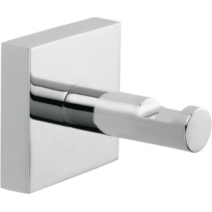 Appendiabiti cromato Tesa Ekkro dal design moderno per montaggio a parete.