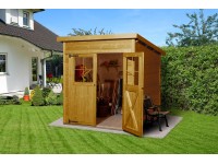 Weka Gartenhaus 325 Lasur Eiche hell Gr. 1 Weka Gartenhaus 325 Lasur Eiche hell Gr. 1