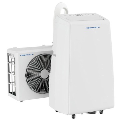 Kibernetik mobiles Split-Klimagerät Weiss 12'000 BTU