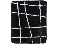 Diaqua® Badteppich Network Schwarz 55 x 65 cm