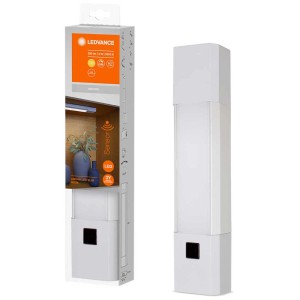 Luminaire sous meuble LED Ledvance Linear Slim, 30 cm, argenté, avec détecteur infrarouge.