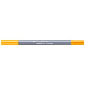 Faber-Castell Goldfaber Aqua Dual Marker, Giallo Cromo Scuro. Pennarello a doppia punta.