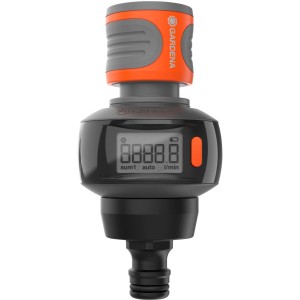Gardena AquaCount contatore per misurare il consumo di acqua per l'irrigazione del giardino.