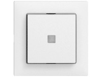 Feller Druckschalter/-taster EdizioDue Frontplatte Weiss