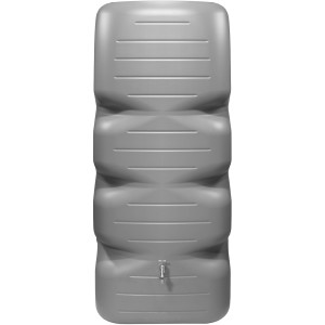 Garantia serbatoio da giardino Cubus 1000 l grigio cemento, serbatoio acqua piovana con rubinetto.