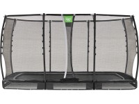 Exit Trampoline enterré Allure Premium Noir 214 x 366 cm