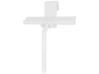 Duschabzieher mit Halterung Silikon Weiss 21 x 24,5 cm Duschabzieher mit Halterung Silikon Weiss 21 x 24,5 cm