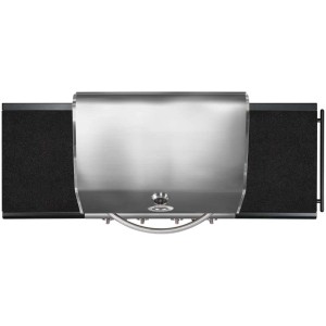 Barbecue a gas Outdoorchef Australia 455 G, acciaio inox, nero, assemblato, 4 bruciatori, fornello laterale.