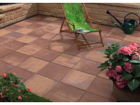 Gartenplatte Florenz Terra-Nanciert 40 x 40 cm