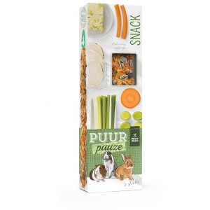 Witte Molen Bastoncini per roditori Puur Pauze Pastinaca-Cavolo, 2 pz. Alimento complementare per roditori.