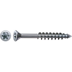 Vite universale Spax 4x50 mm con testa svasata e attacco T-Star plus, 100 pezzi