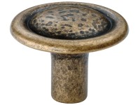 Knopf 1579 Metall Altmessing Ø 37 mm