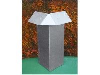 Eckverbinder Schneckenschutz Stahl (HxBxT) 260 x 100 x 180 mm