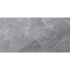 Piastrella da pavimento in gres porcellanato Opium Silver, lucida, 60x120 cm, effetto marmo.