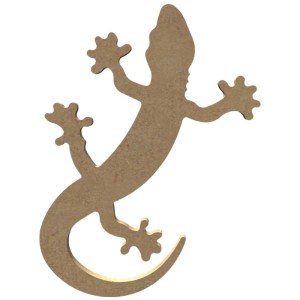 Gomille Figura MDF Lucertola, 17x11cm, per lavoretti e decorazioni.